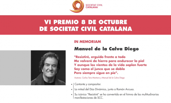 SCC Premio a Manolo de la Calva SCC Premio a Manolo de la Calva