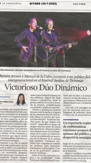 LA VANGUARDIAÚltimo Concierto)