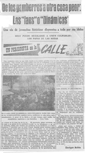 Contra las fans 1960